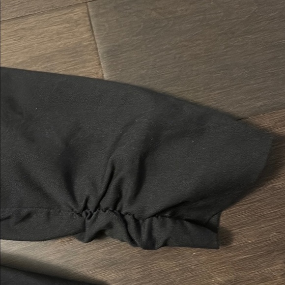 Suzy Shier Black Blazer with Animal Print Lining size small - Picture 5 of 6